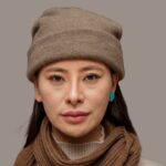 Samar - Plain/Jersey Knit Khayer Plant Dye Double Layer Hat
