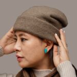Samar - Plain/Jersey Knit Khayer Plant Dye Double Layer Hat - Image 2