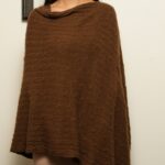 Ghyakar - Khayer Plant Dye Plain Hoody Ponchu - Image 3