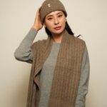 Cashmere hat & Scarf (Brown)